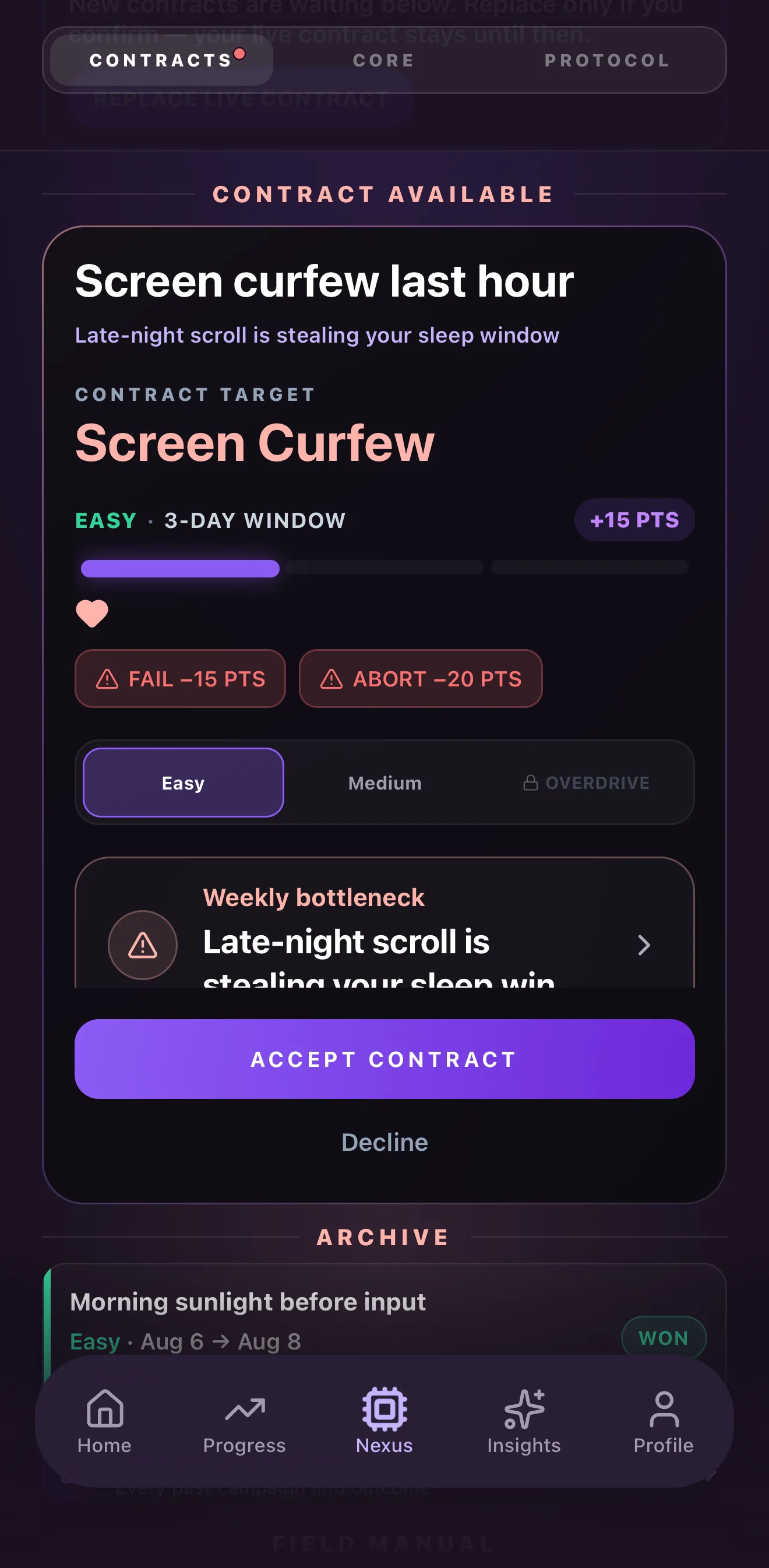 Habisty quest offer
